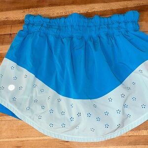Lululemon floral athletic skort with built in shorts